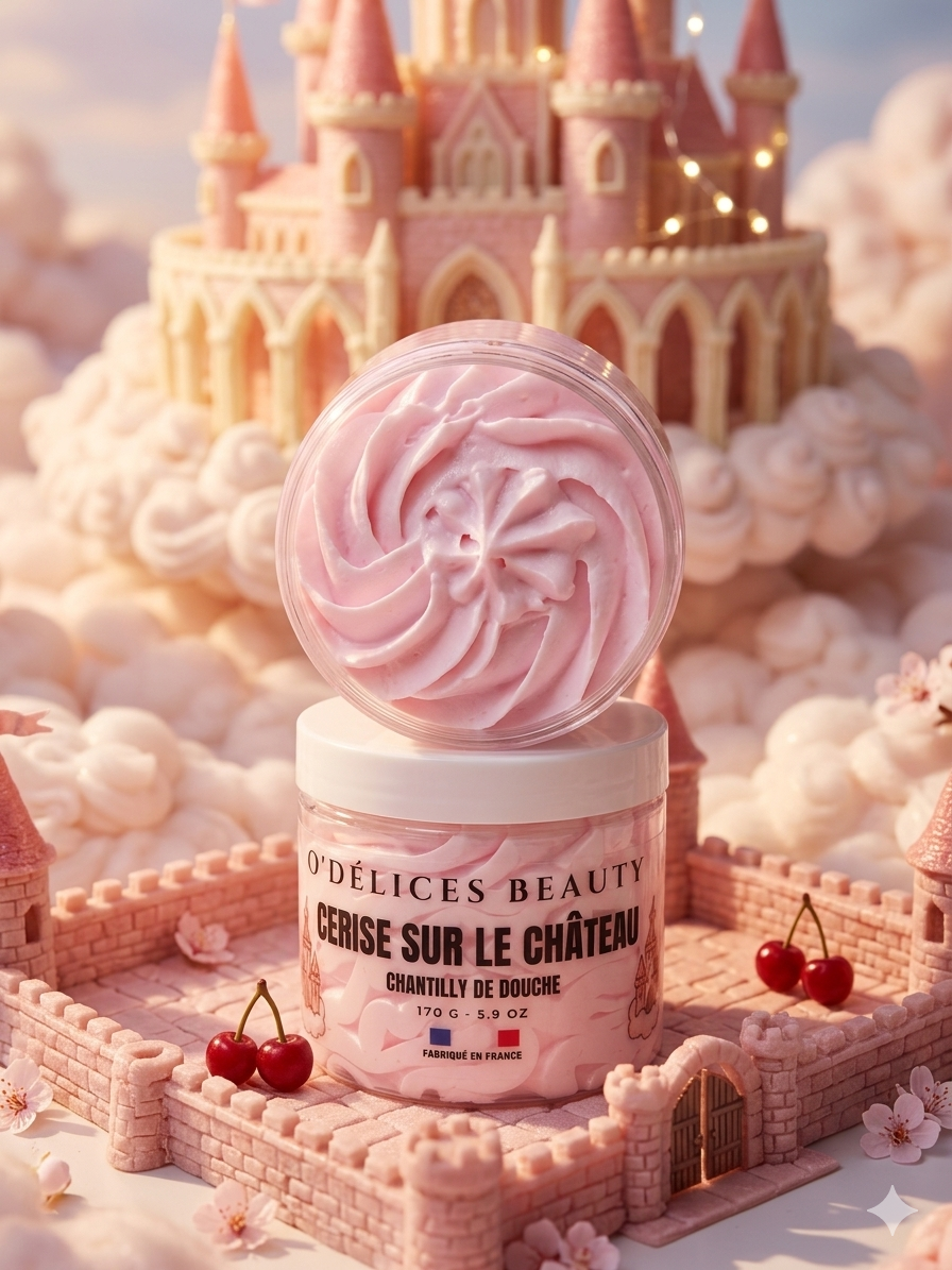 Chantilly de Douche Cerise sur le Château