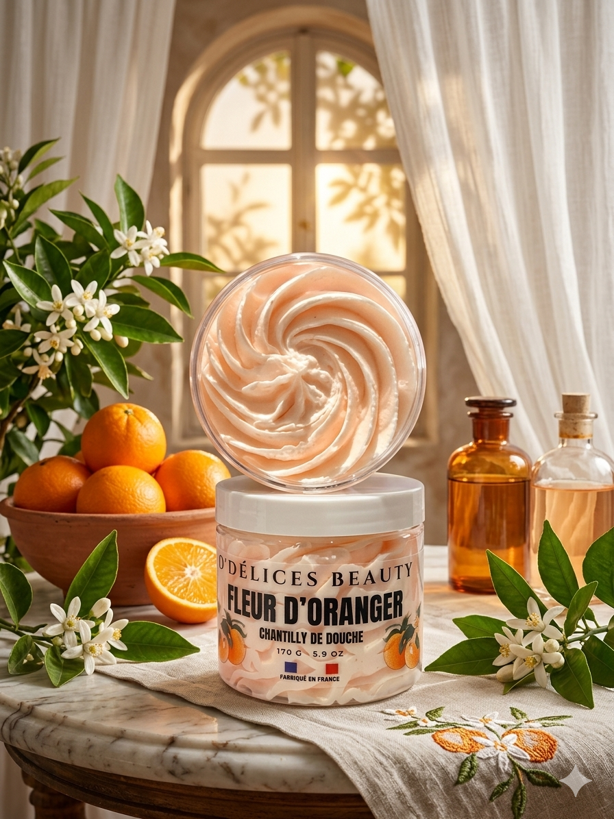 Chantilly de Douche Fleur d'Oranger