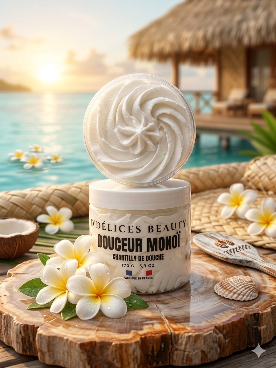 Chantilly de Douche Douceur Monoï