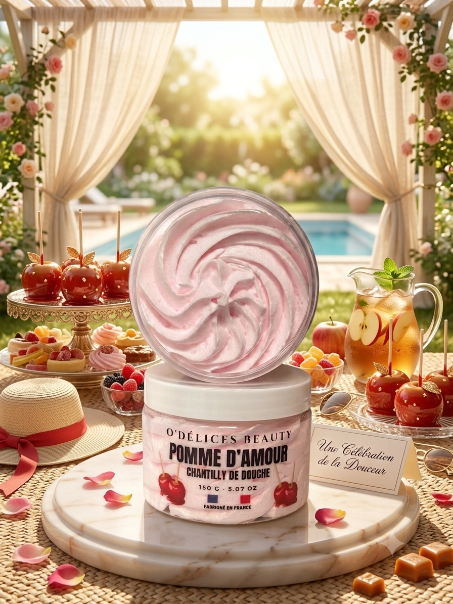Chantilly de Douche Pomme d'amour