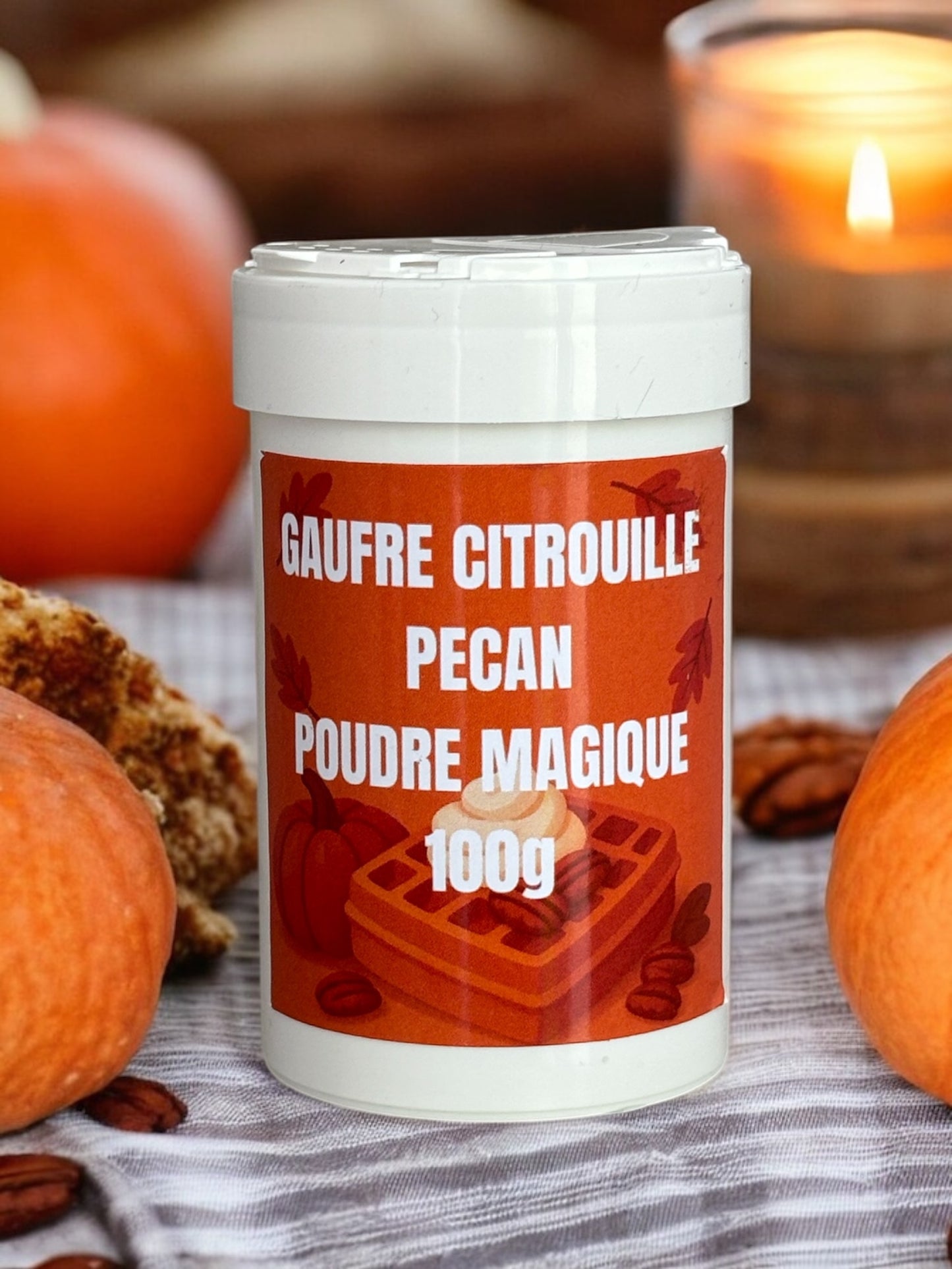 Poudre Citrouille Gaufre Pecan