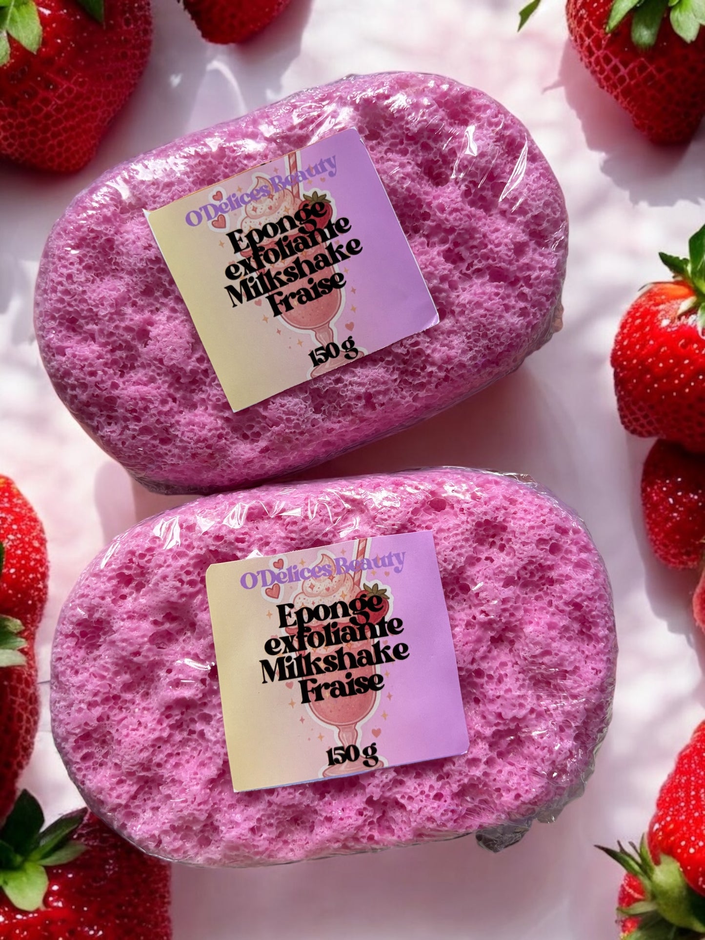 Eponge Milkshake Fraise
