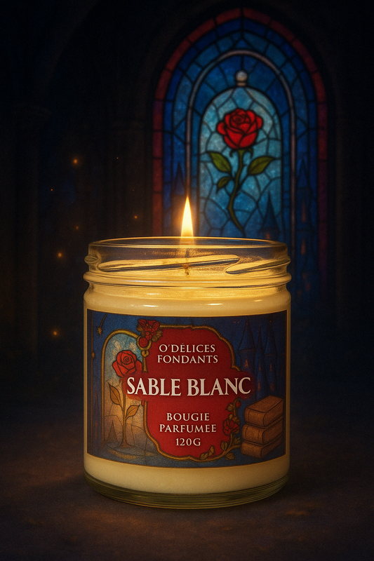 Bougie Sable Blanc