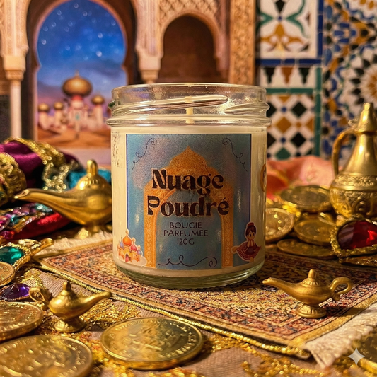 Bougie nuage poudré