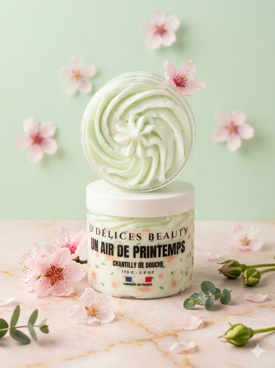 Chantilly de Douche Un air de Printemps