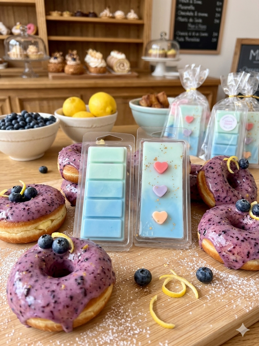 Donuts myrtille citron