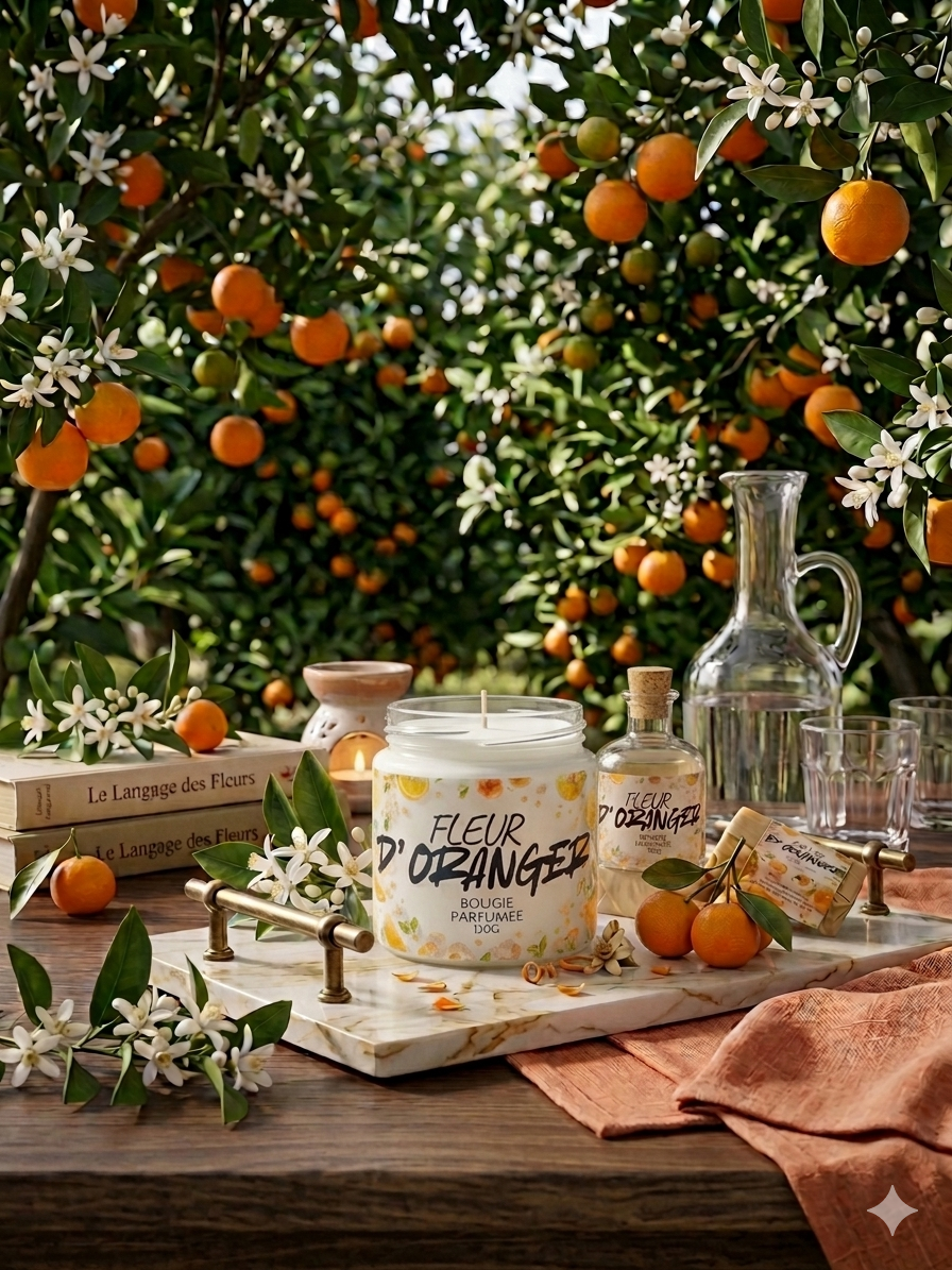 Bougie Fleur d'oranger