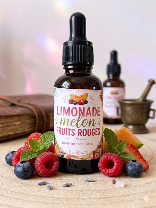 Huile Intense limonade melon fruits rouges