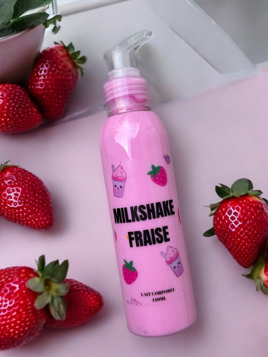 Lait Corporel Milkshake Fraise