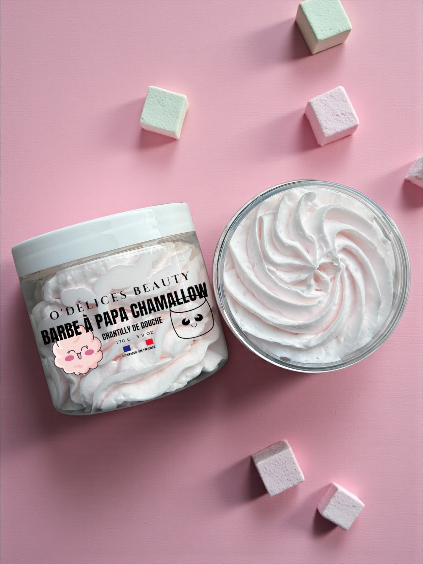 Chantilly de Douche Chamallow Barbe à Papa